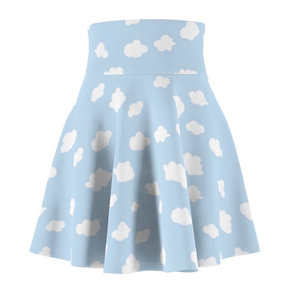 Stretchy Cloud Skater Skirt